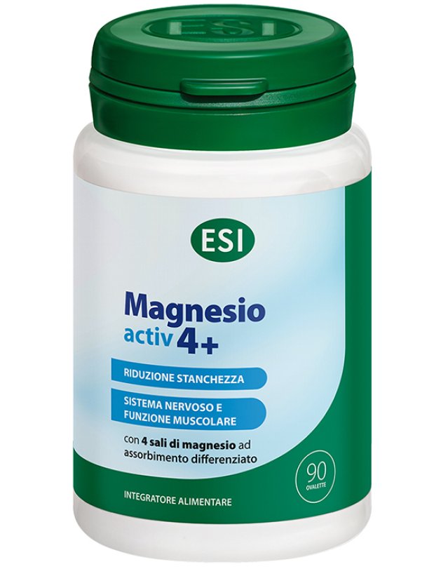 MAGNESIO ACTIV 4+ 90 OVAL ESI