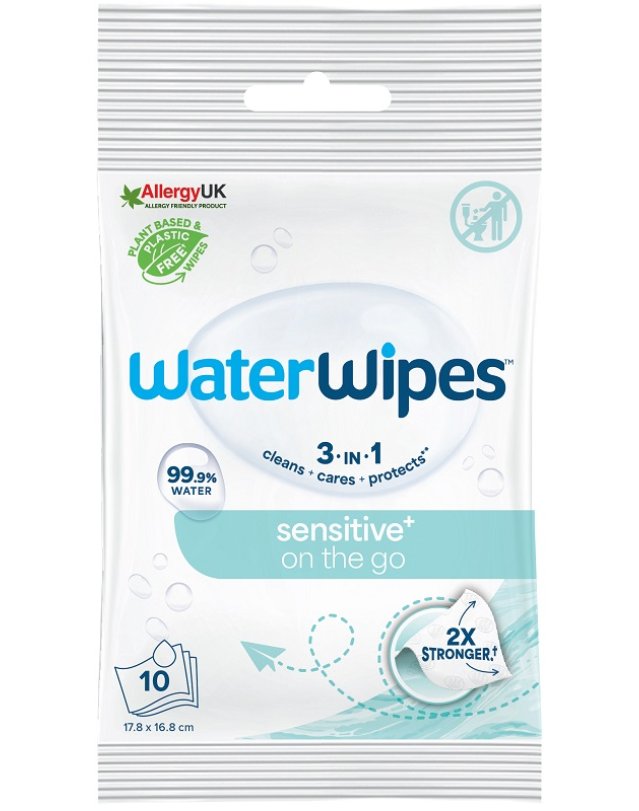 WATERWIPES ON THE GO SALV 10PZ