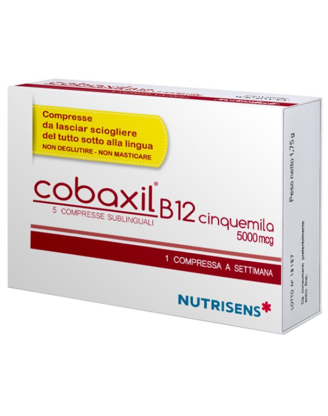 COBAXIL B12 CINQUEMILA 5CPR COBAXIL B12 CINQUEMILA 5CPR