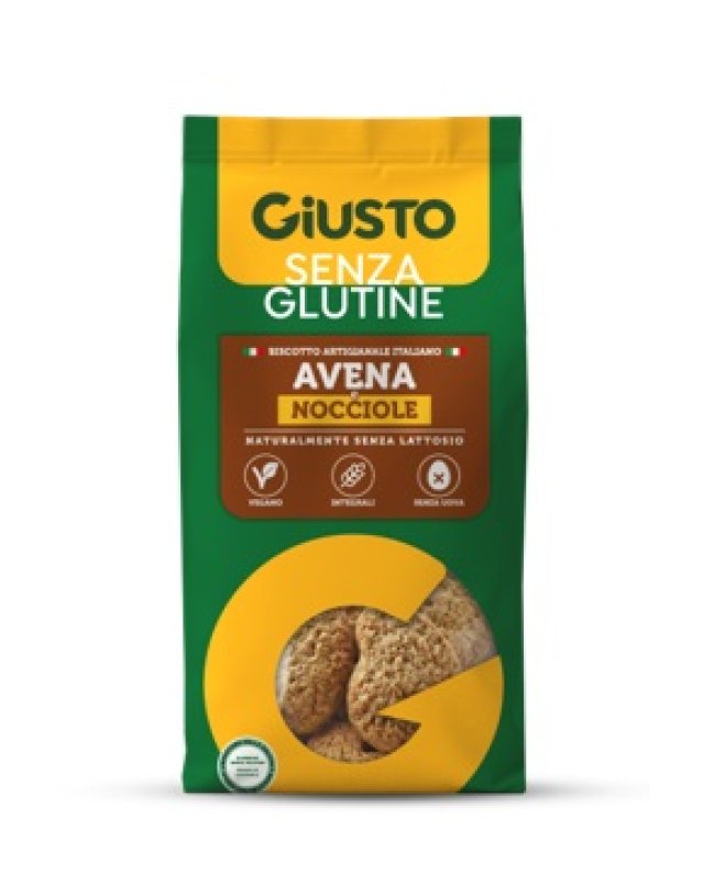 GIUSTO S G BISCOTTI AVENA NOCC