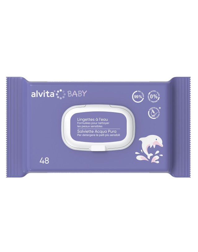 ALVITA SALVIETTE ACQUA PURA48P ALVITA SALVIETTE ACQUA PURA48P