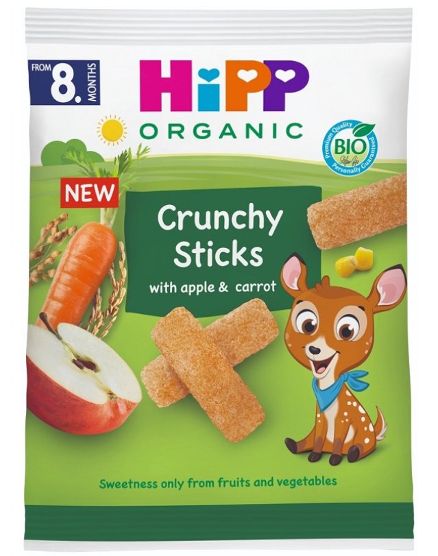 HIPP CRUNCHY STICKS MELA CAR 30G HIPP CRUNCHY STICKS MELA CAR 30G