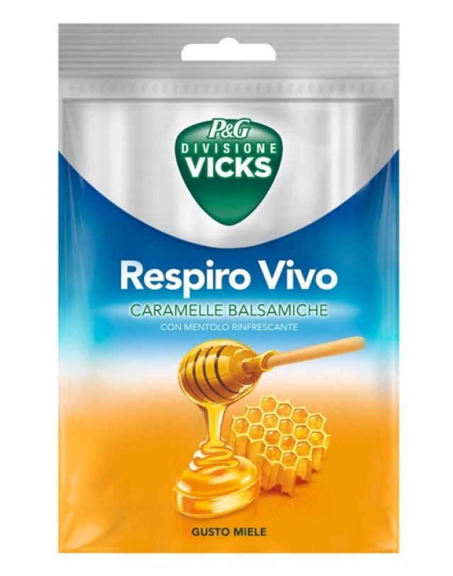 VICKS RESPIRO VIVO CARAM MIELE VICKS RESPIRO VIVO CARAM MIELE