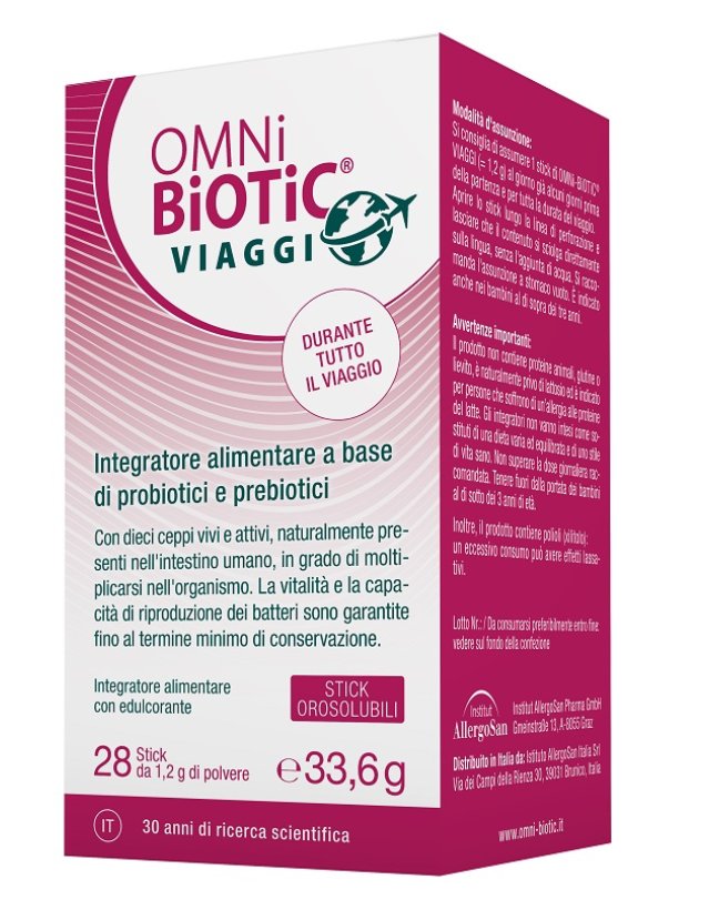 OMNI BIOTIC VIAGGI 28STICK S/G/L OMNI BIOTIC VIAGGI 28STICK S/G/L