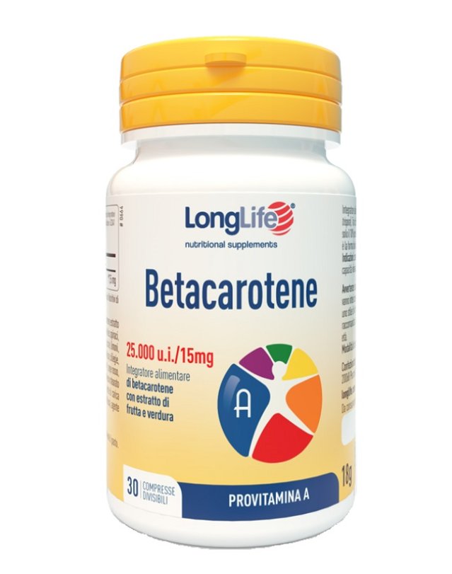 LONGLIFE BETACAROTENE 30CPR