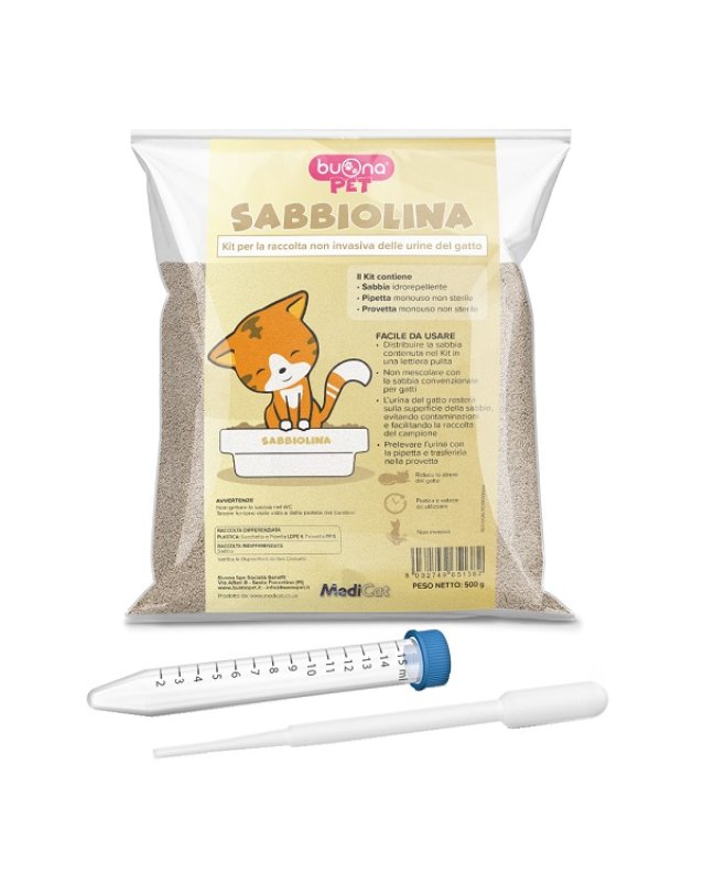 SABBIOLINA Kit Urine 500g SABBIOLINA Kit Urine 500g