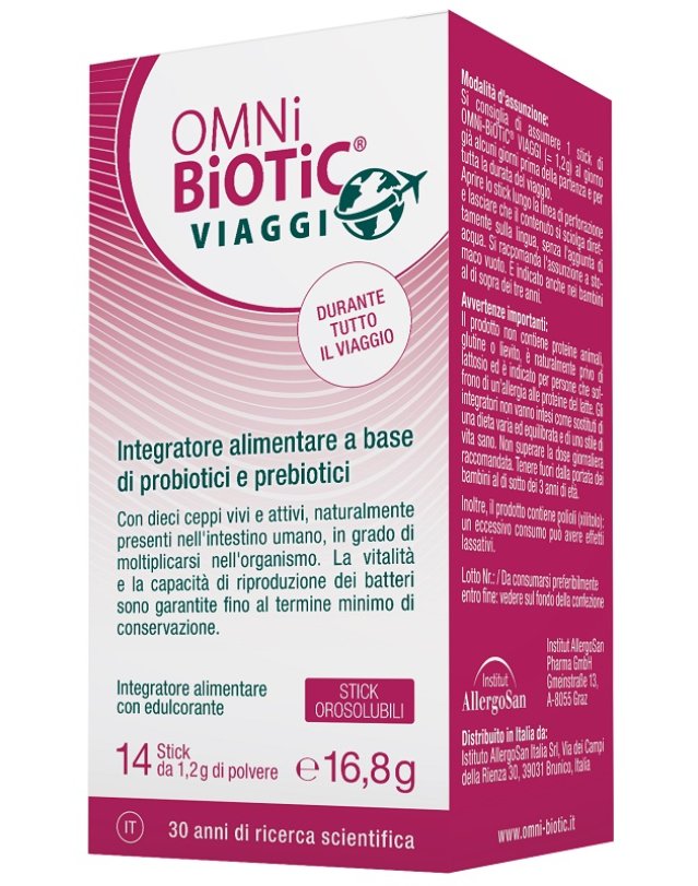 OMNI BIOTIC VIAGGI 14STICK S/G/L OMNI BIOTIC VIAGGI 14STICK S/G/L