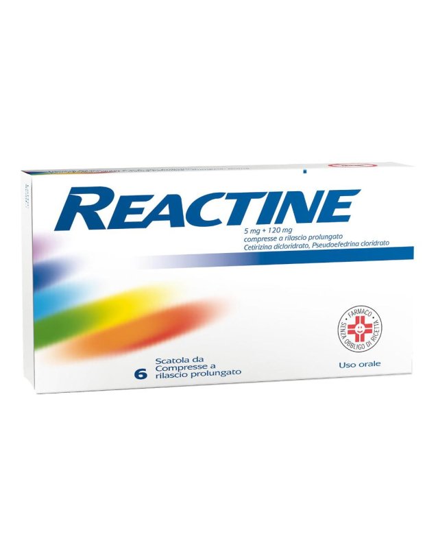 Reactine*6cpr 5mg+120mg Rp