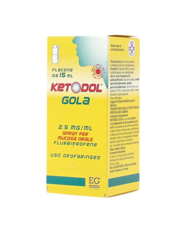 KETODOL Gola Spray 15ml