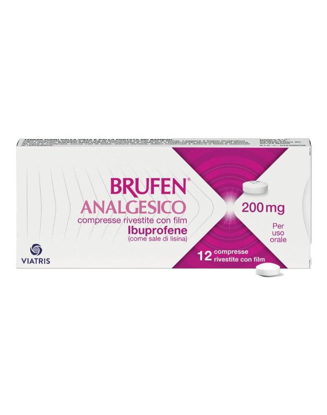 BRUFEN Analgesico 200mg 12 Cpr