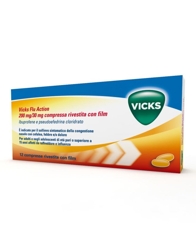 Vicks Flu Action*12cpr200+30mg