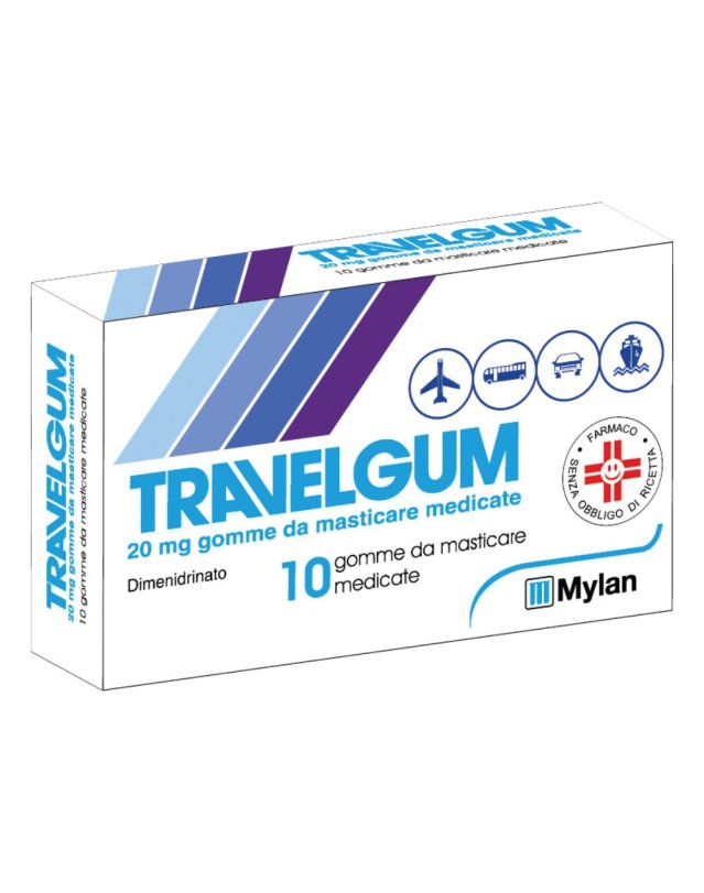 Travelgum*10gomme Mast 20mg