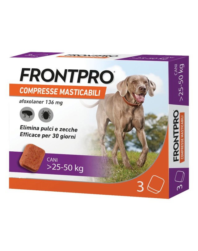 Frontpro*3cpr 25-50kg 136mg