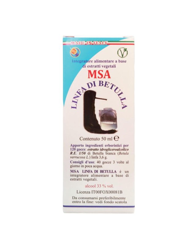 MSA LINFA BETULLA 50ML