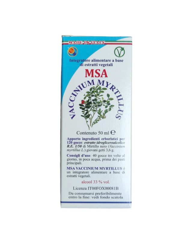 MSA VACCINIUM MYRTIL 50ML