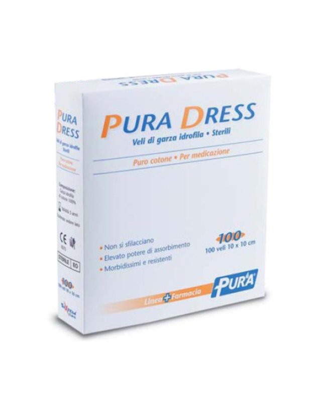 GARZA PURA DRESS 10X10CM 100PZ