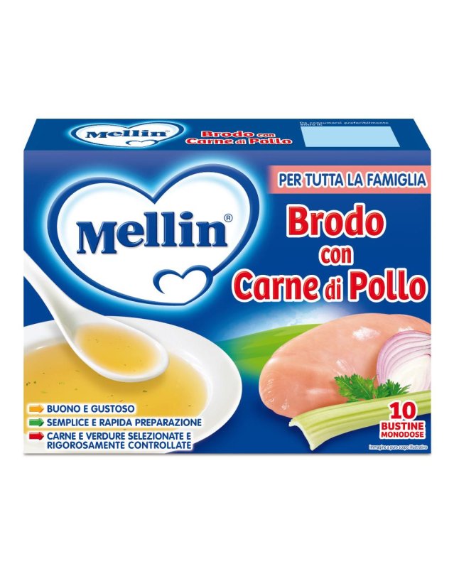 MELLIN Brodo Pollo 10x5g