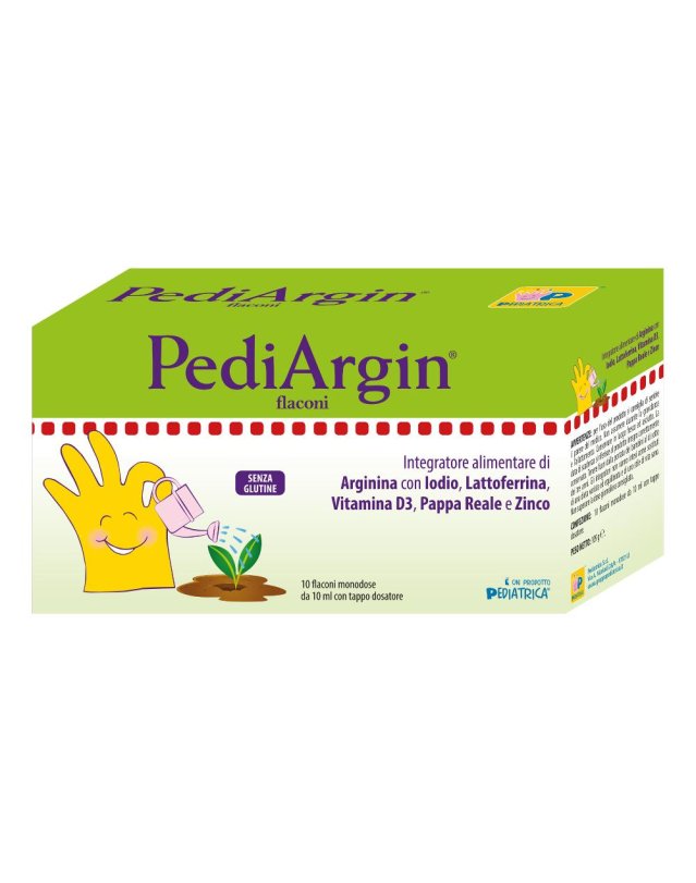 Pediargin 10 flaconi da 10 ml- Integratore per Difese Immunitarie dei Bambini 