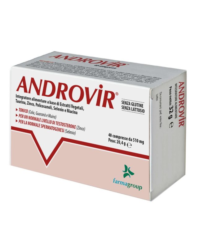 Farma Group Androvir Ton 40 Compresse - Tonico Adattogeno Farma Group Androvir Ton 40 Compresse - Tonico Adattogeno
