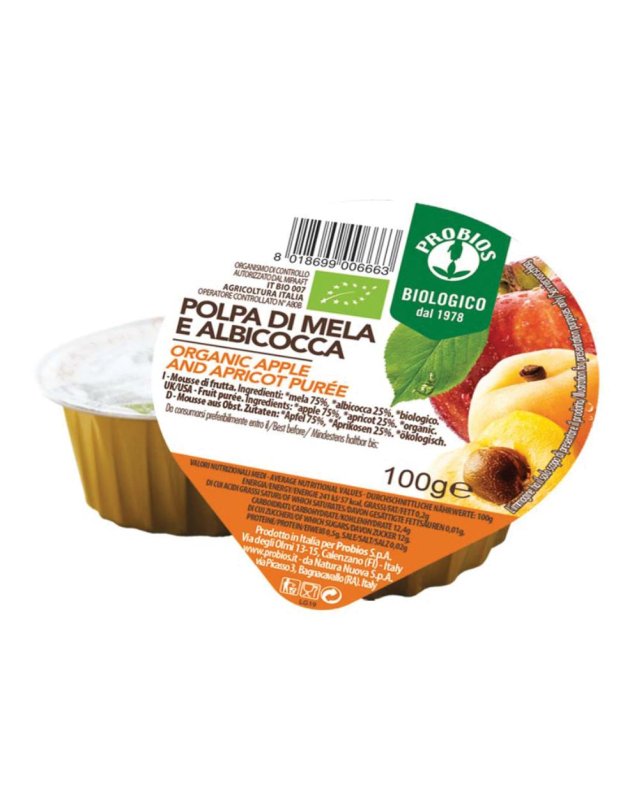 FRU POLPA MELA/ALBICOCCA 100G FRU POLPA MELA/ALBICOCCA 100G