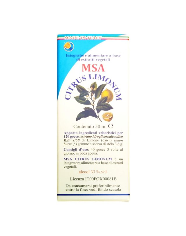 MSA CITRUS LIMONUM 50ML