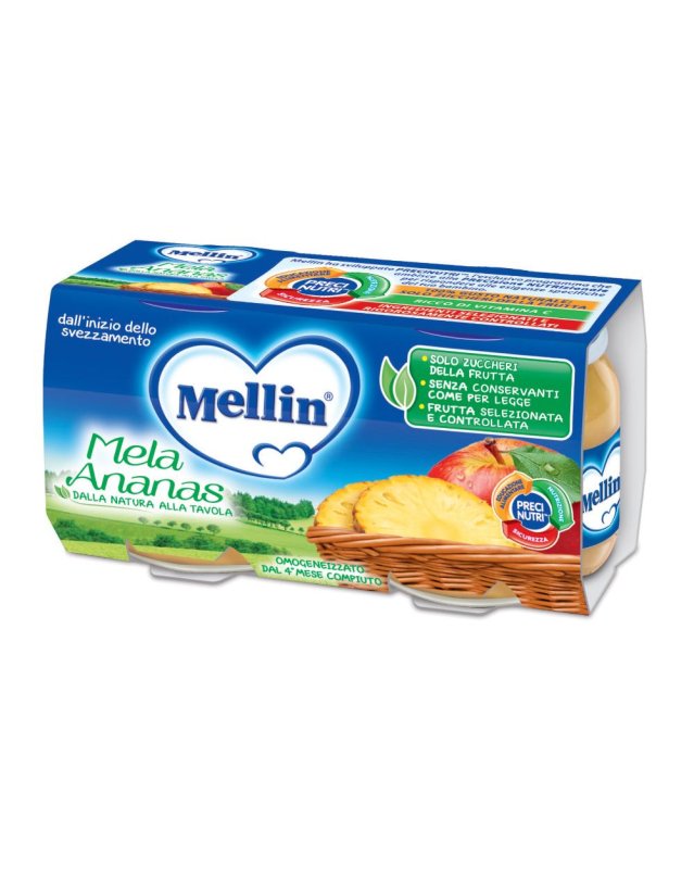 OMO MELLIN Mela+Ananas 2x100g