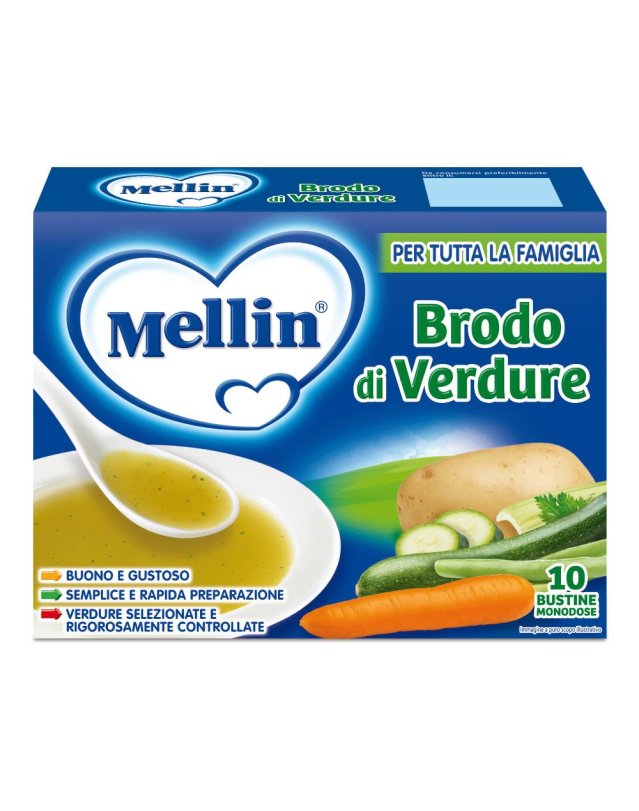 MELLIN-BRODO VERDURE 10BUST 8G<<