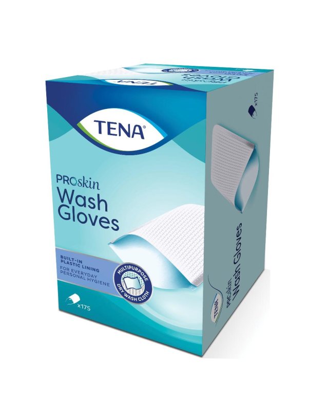 TENA WASH GLOVE C/BARRIERA 0500