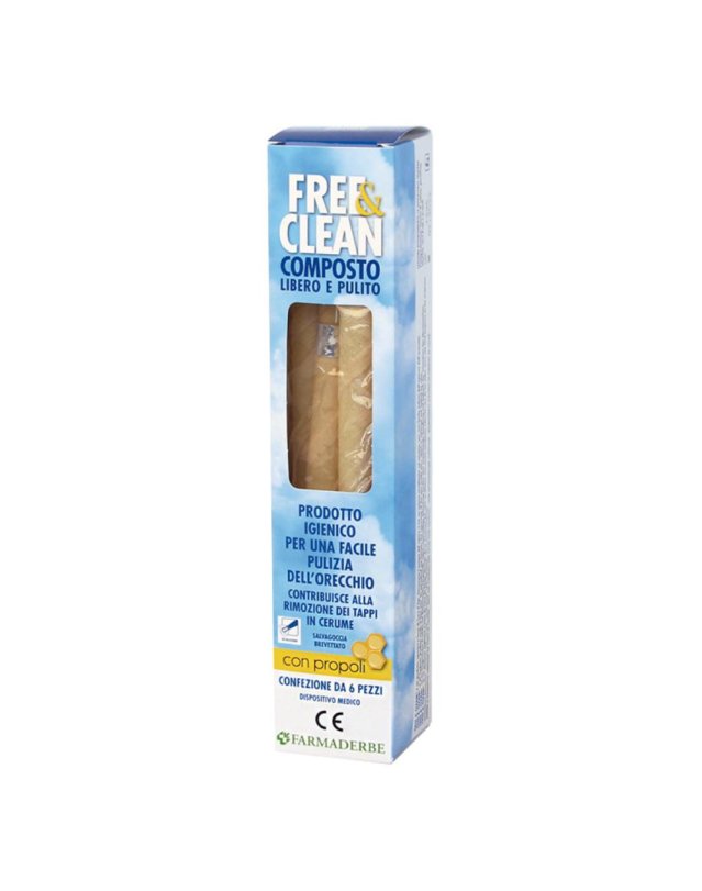 FREE&CLEAN CONI ORECCHIO 6PZ