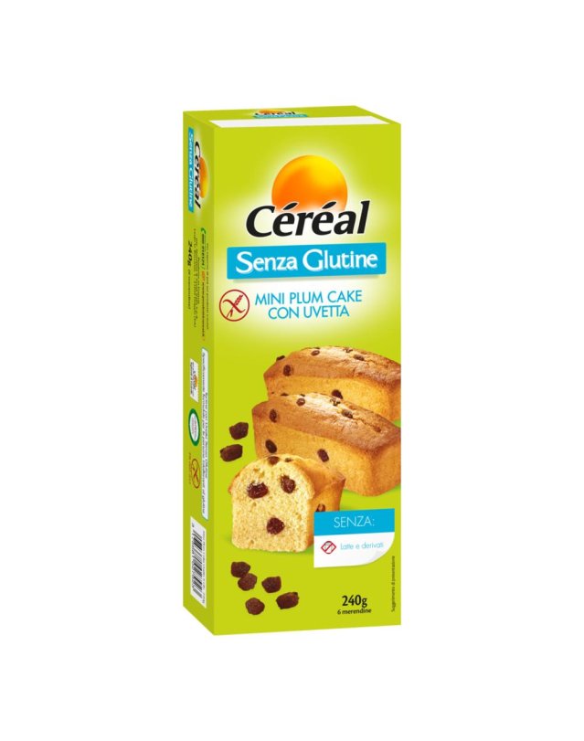 CEREAL PlumCake Uvetta S/G240g