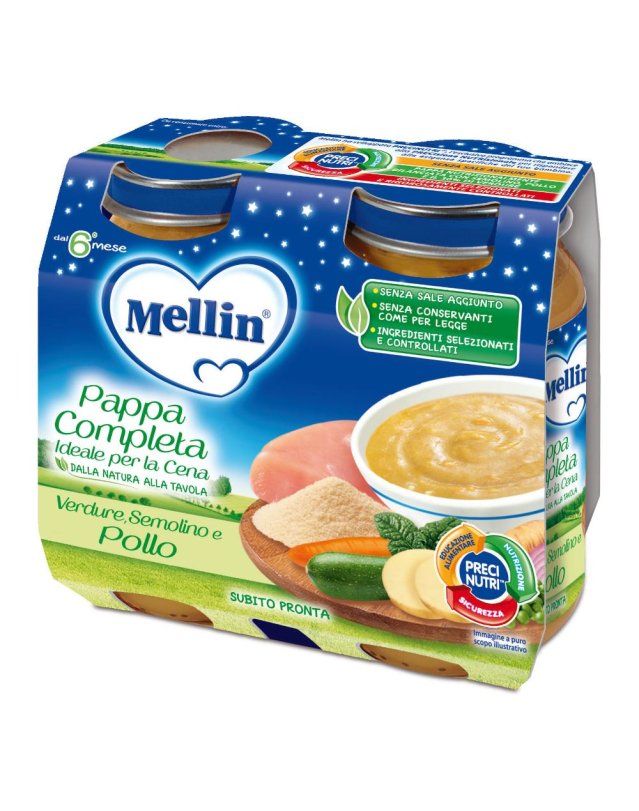 MELLIN CENA POL/SEM/VERD 2X200G