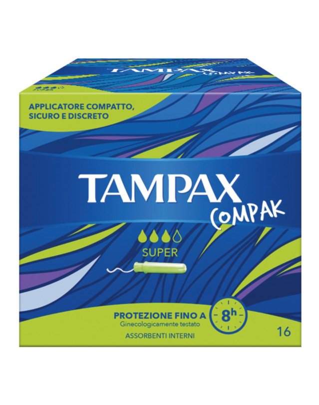 TAMPAX COMPAK Super 16 Tamp.