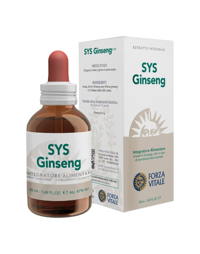 SYS GINSENG ROSSO GOCCE 50ML