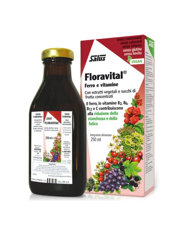 FLORAVITAL-FERRO S/GLUT 250ML