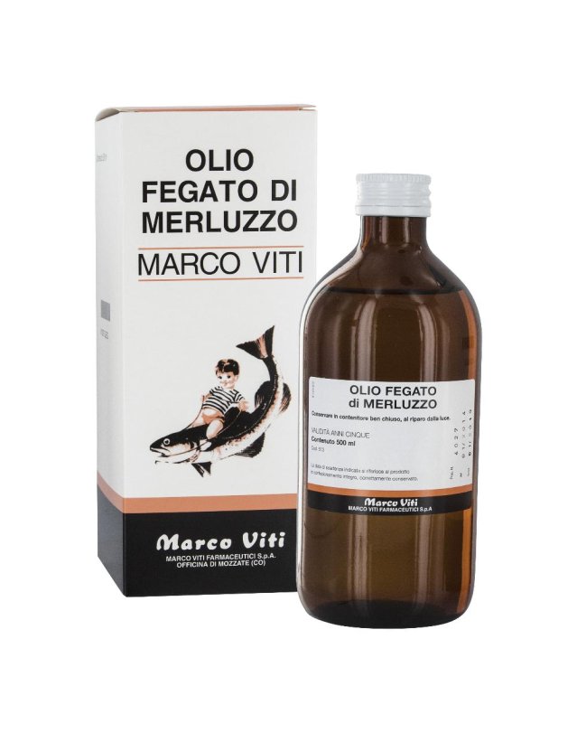 OLIO FEGATO MERLUZZO 500ML VITI