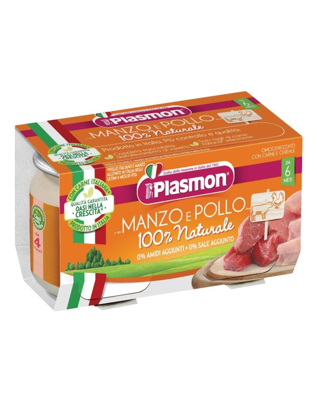 PLASMON OMOMANZO/POLLO 80X2