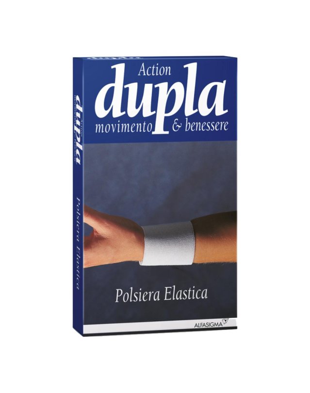 DUPLA Polsiera Elast.Bianca L