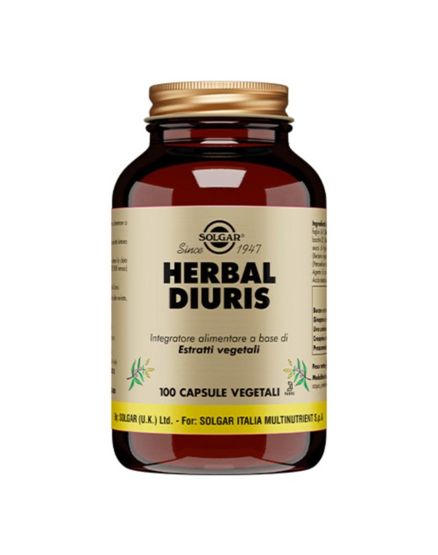 HERBAL DIURIS 100 Cps SOLGAR