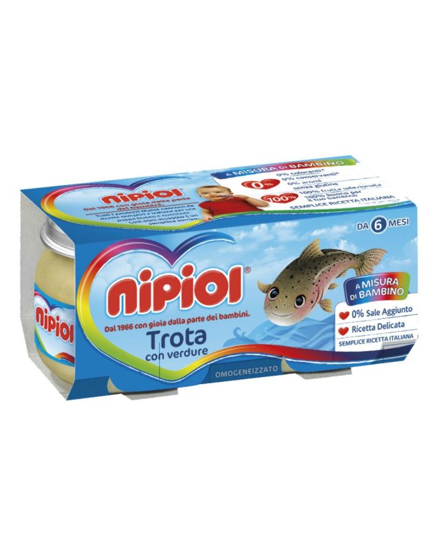 OMO NIPIOL Trota 2x80g