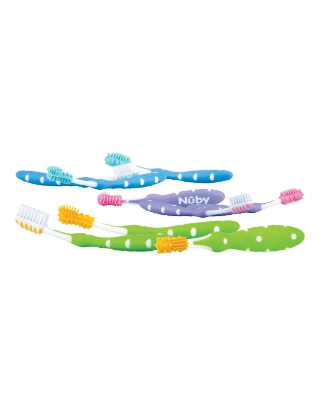 NUBY SET EDUC DENT 3SPAZZOLINI