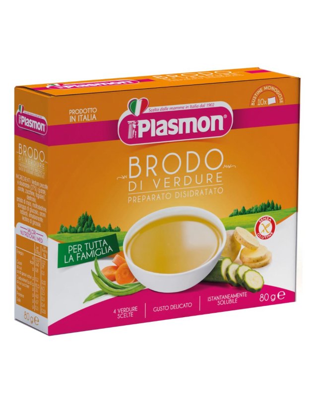 PLASMON Brodo Dry Verd. 10x8g
