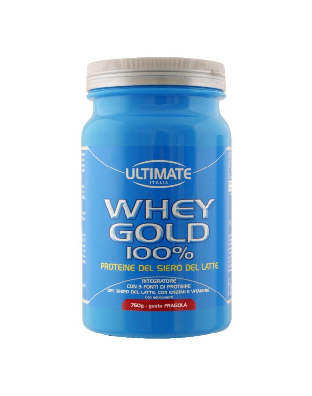 WHEY GOLD 100% Fragola 750g