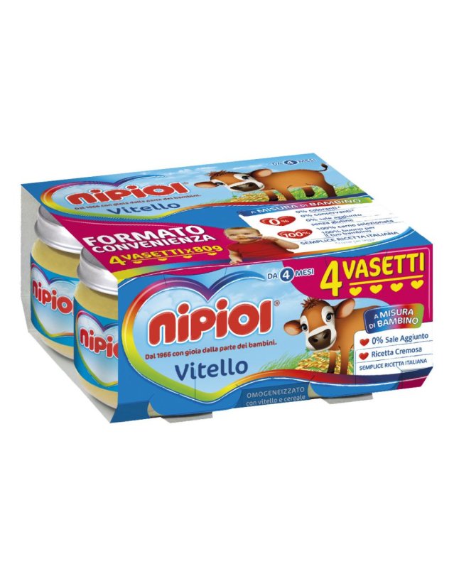 NIPIOL OMOG VITELLO 80G 4PZ