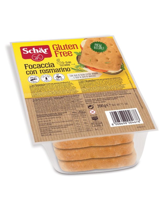 SCHAR FOCACCIA ROSMARINO 200G