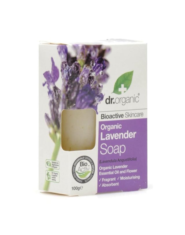 DR ORGANIC LAVENDER SOAP 100G