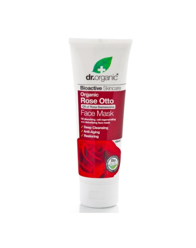 DR ORGANIC ROSE FACE MASK125ML