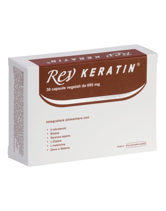 Rev Keratin integratore per unghie e capelli 30 Capsule