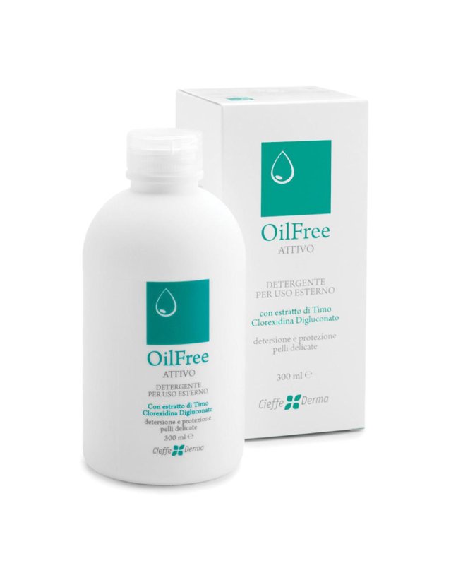 Oilfree Attivo 300 ml- Detergente Viso e Corpo 
