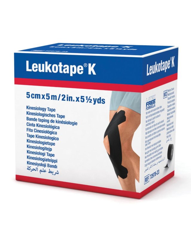 LEUKOTAPE K 5CMX5MT MEDIA NERO