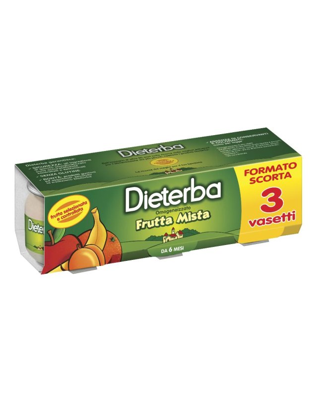 Alce Nero Omogeneizzato di Frutta Mista Biologico, 2 Vasetti - 100% frutta  italiana unisex (bambini)